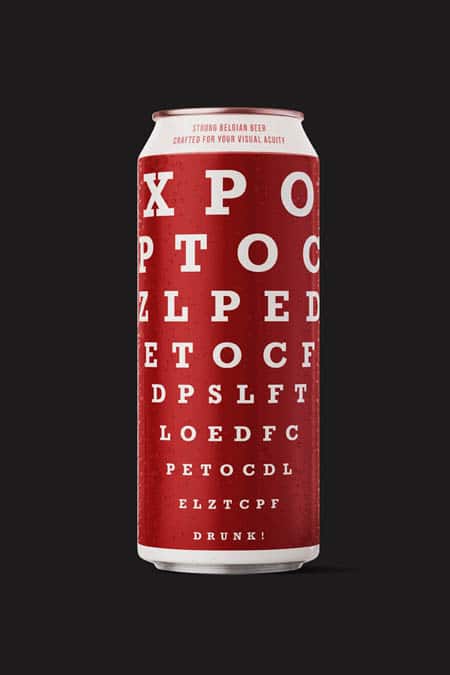 Strong Belgian beer crafted for your visual acuity.