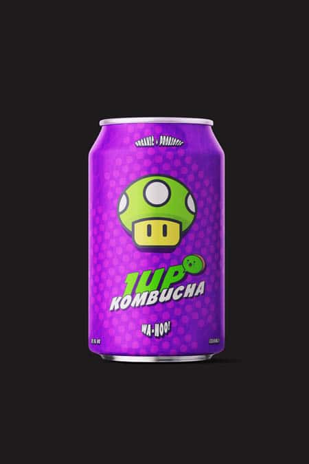 Organic and probiotic beverage inspired by Mario Bros.