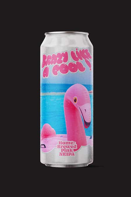 Home-brewed Pink NEIPA