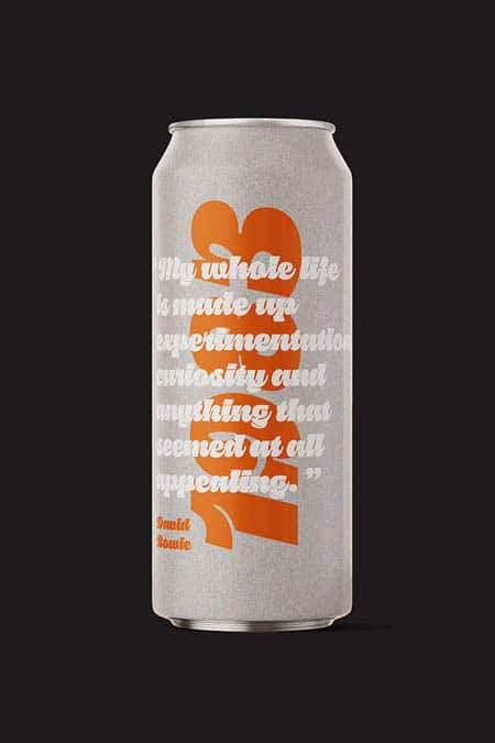 David Bowie tribute beer, featuring a 1983 quote by the artist.