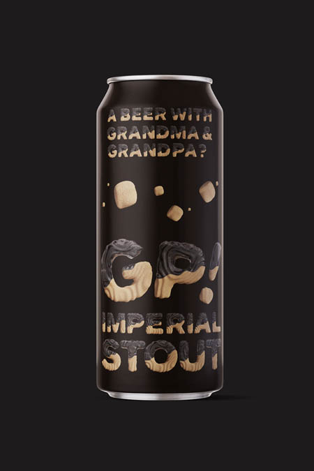Imperial stout for tea time with grandma and grandpa.